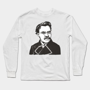 FRIEDRICH NIETZSCHE PORTRAIT Long Sleeve T-Shirt